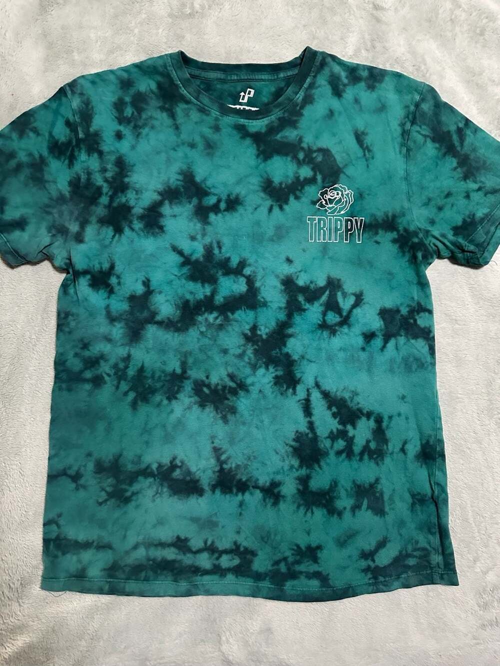 Upstanders World Tour Now Or Never Trippy Rose Tie-Dye Graphic Tee, Medium